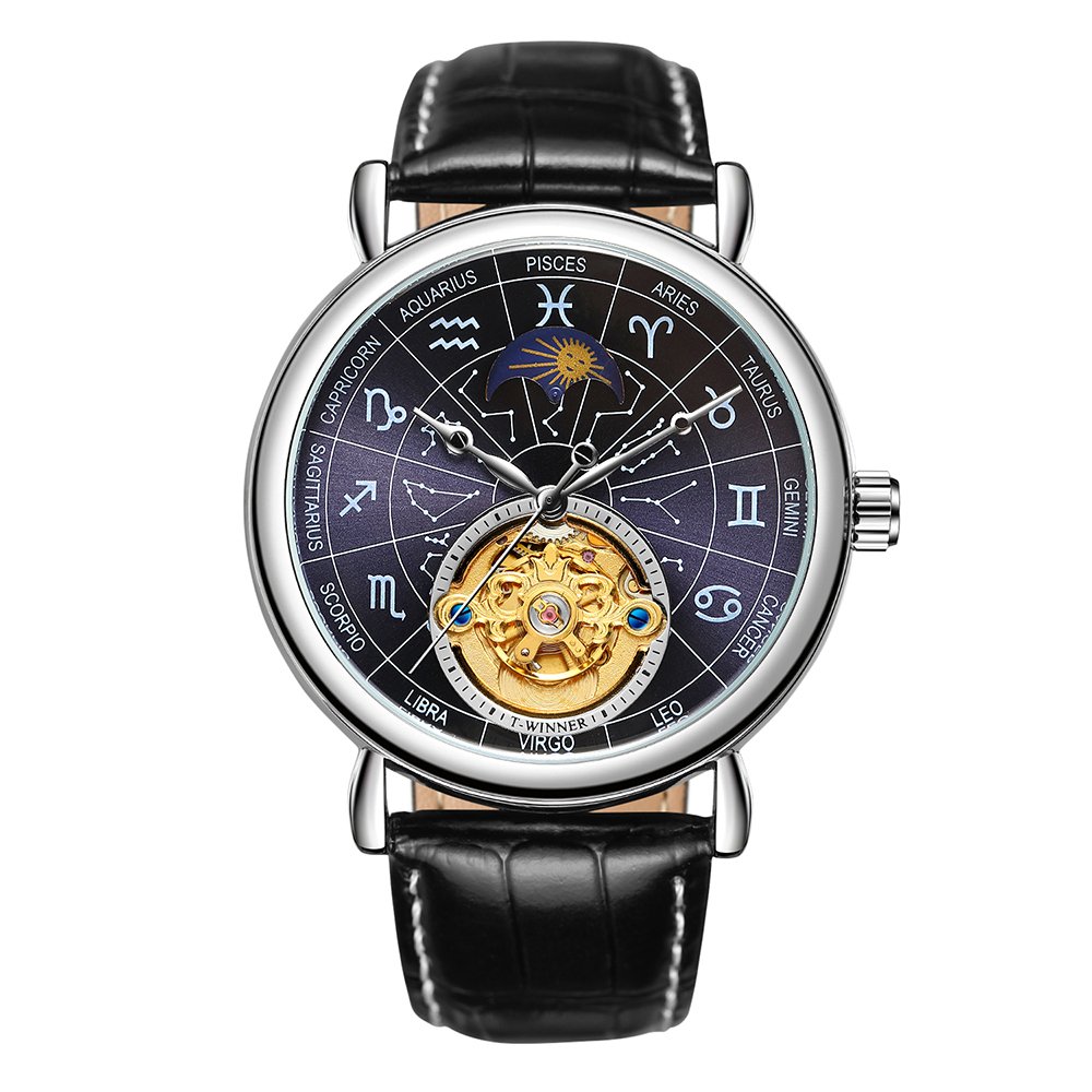 Годинник Winner 8271 Сріблясто-синій, фото №1