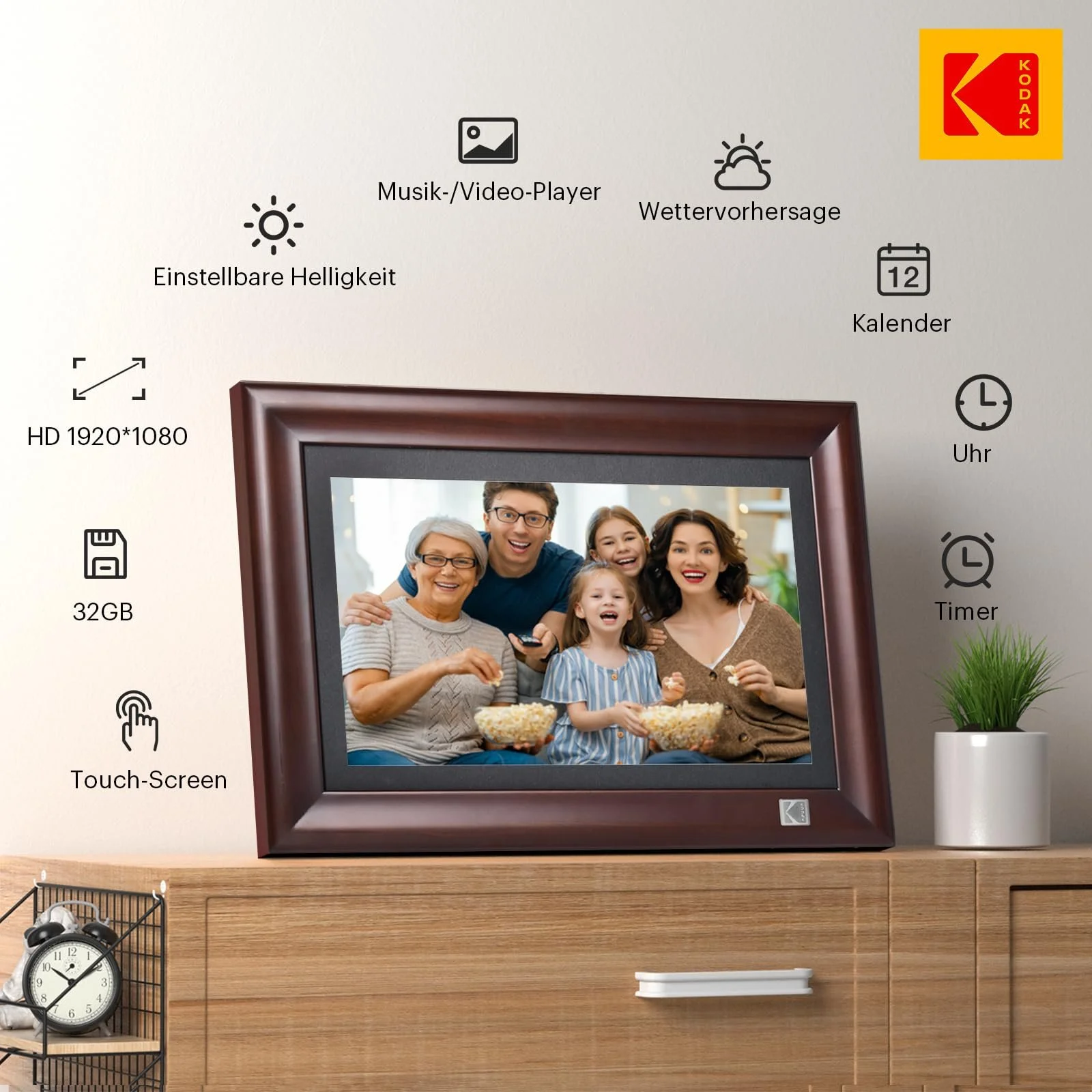 Цифровая фоторамка KODAK 14.1" WLAN 1920 x 1080 Full HD IPS 32 GB, фото №7