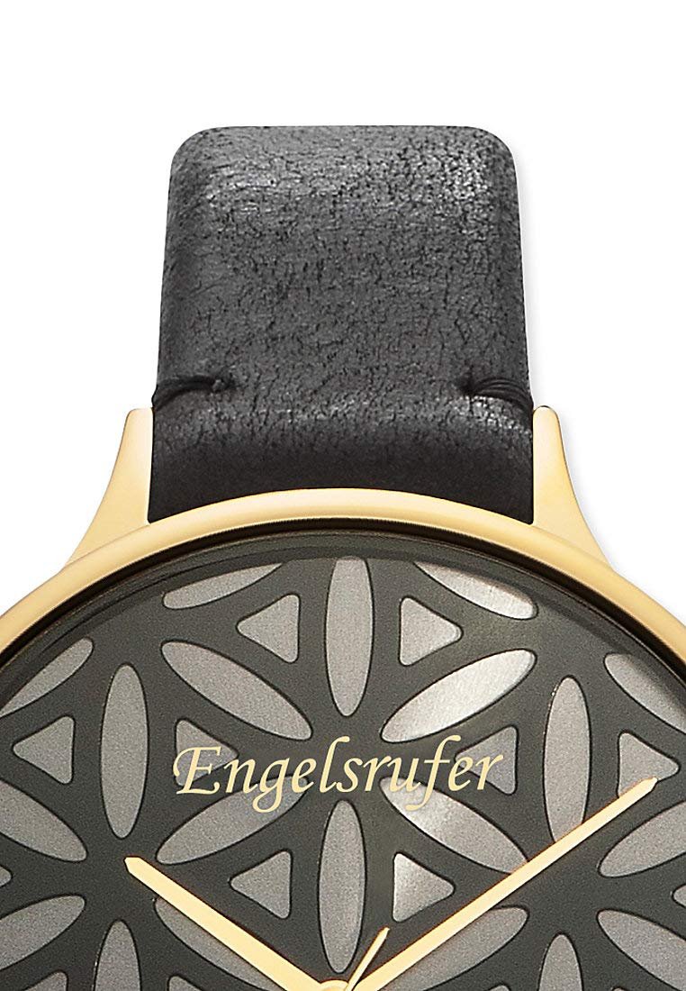 Женские часы Engelsrufer Кожа Золото Аналоговый Черный, фото №3 Женские часы Engelsrufer Кожа Золото Аналоговый Черный, фото №3