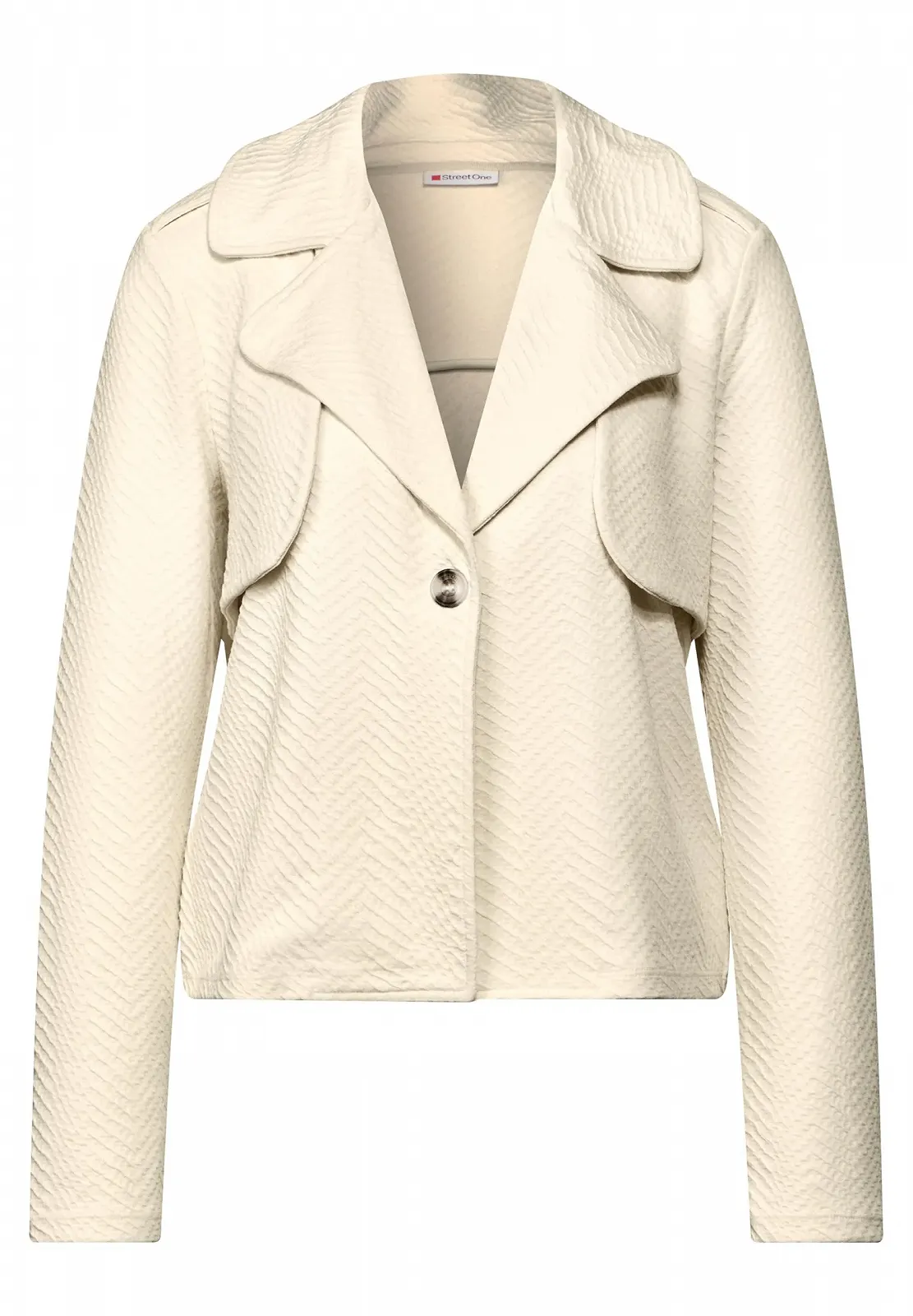 Короткий тренч Street One Текстурированный, фото №3 Короткий тренч Street One Текстурированный, фото №3