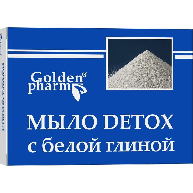 Мило DETOX з білою глиною 70г Голден-Фарм, фото №1