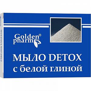 Мыло DETOX с белой глиной 70г Голден-Фарм