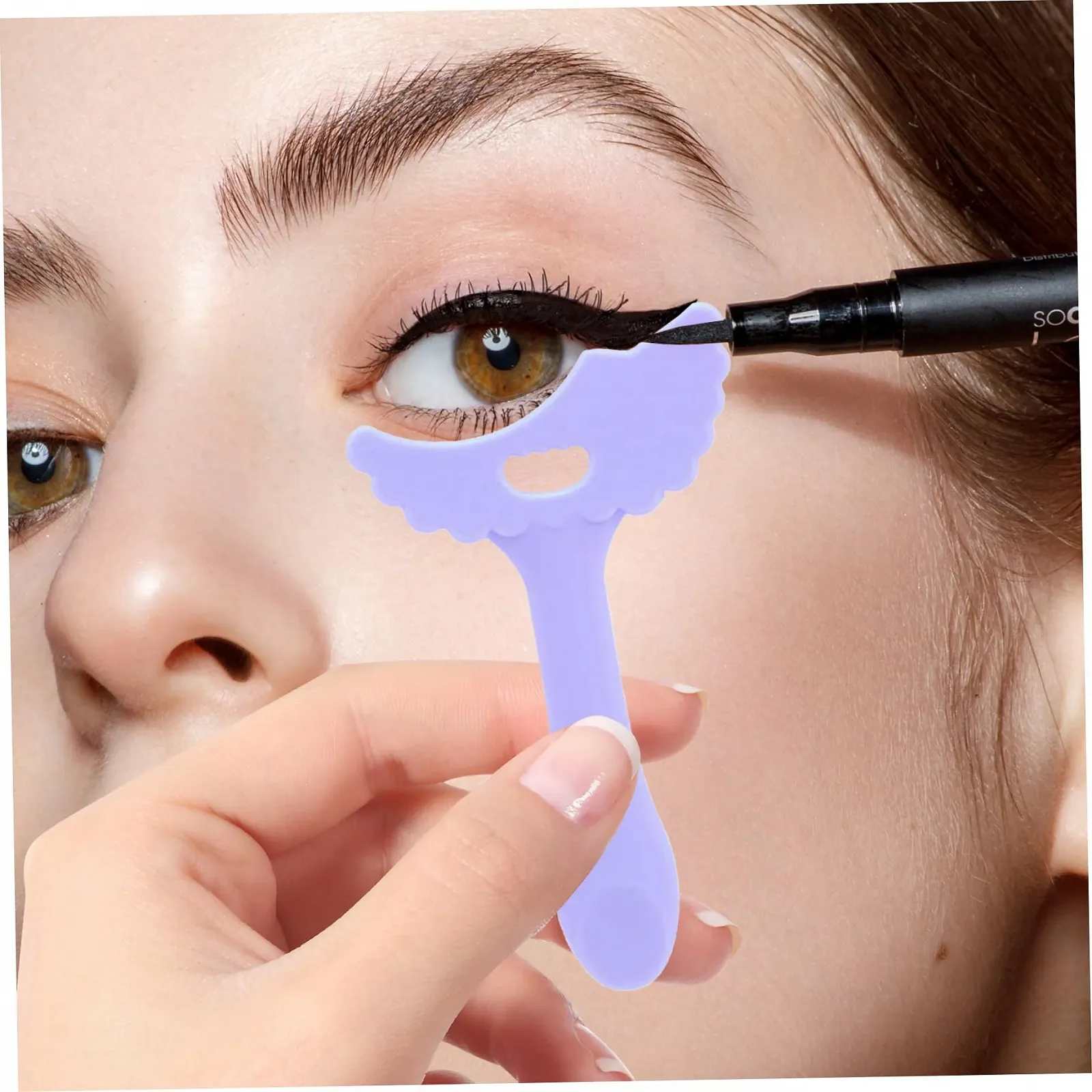 Трафарети для тіней для повік Eyeliner, м’який силіконовий, фото №5