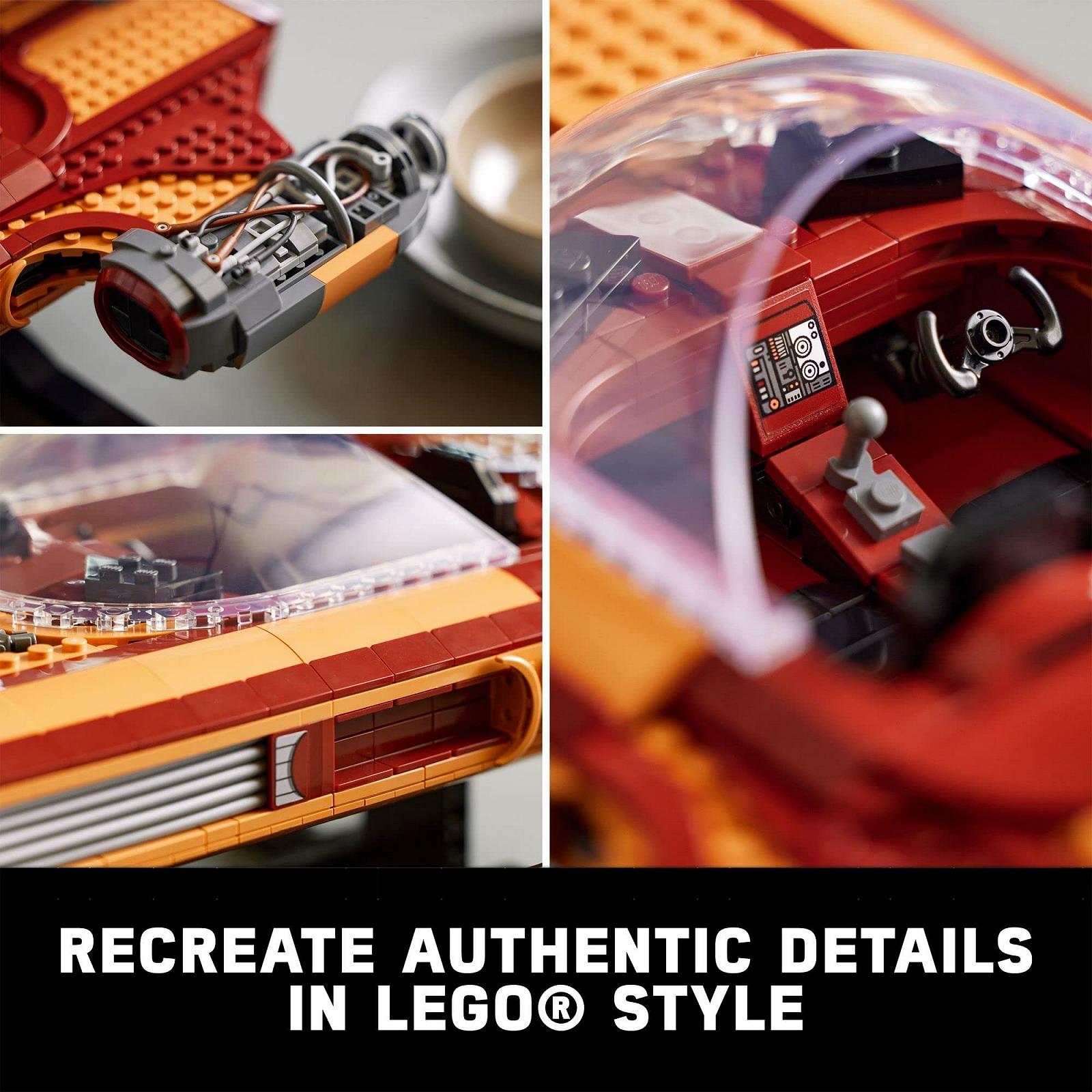 Набор LEGO Star Wars Luke Skywalker's Landspeeder 75341 Коллекция для взрослых фанатов Star Wars (1 890 шт.), фото №3