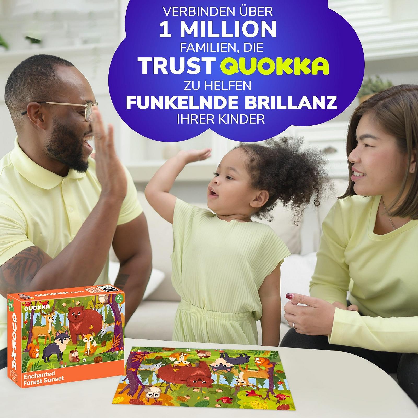 Пазл QUOKKA Forest Animals 30 элементов 29 x 21 см, фото №5 Пазл QUOKKA Forest Animals 30 элементов 29 x 21 см, фото №5