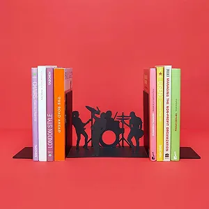 Тримач для книг Balvi The Band Чорний, музичний гурт, метал synthetic.ua - Фото 1