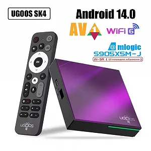 Купить Медиаплеер Ugoos Amlogic S905X5M-J 4/64 WIFI6 AI-SR Dolby Vision - Фото 1 Медиаплеер Ugoos Amlogic S905X5M-J 4/64 WIFI6 AI-SR Dolby Vision - Фото 1