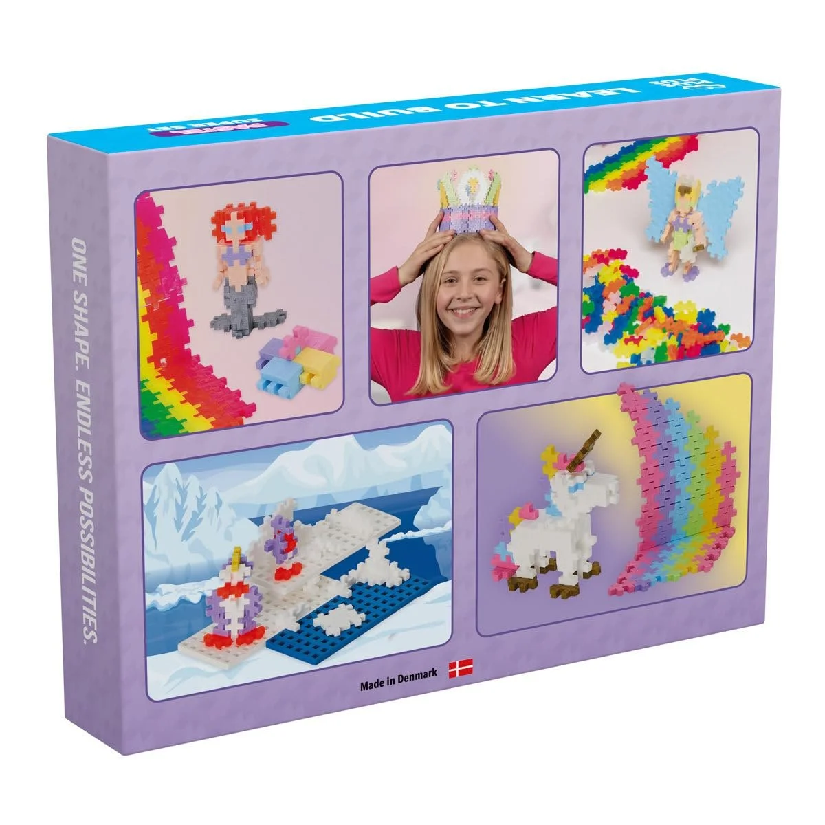 Конструктор Plus-Plus Learn to Build Super Pastel 1200 деталей, фото №3