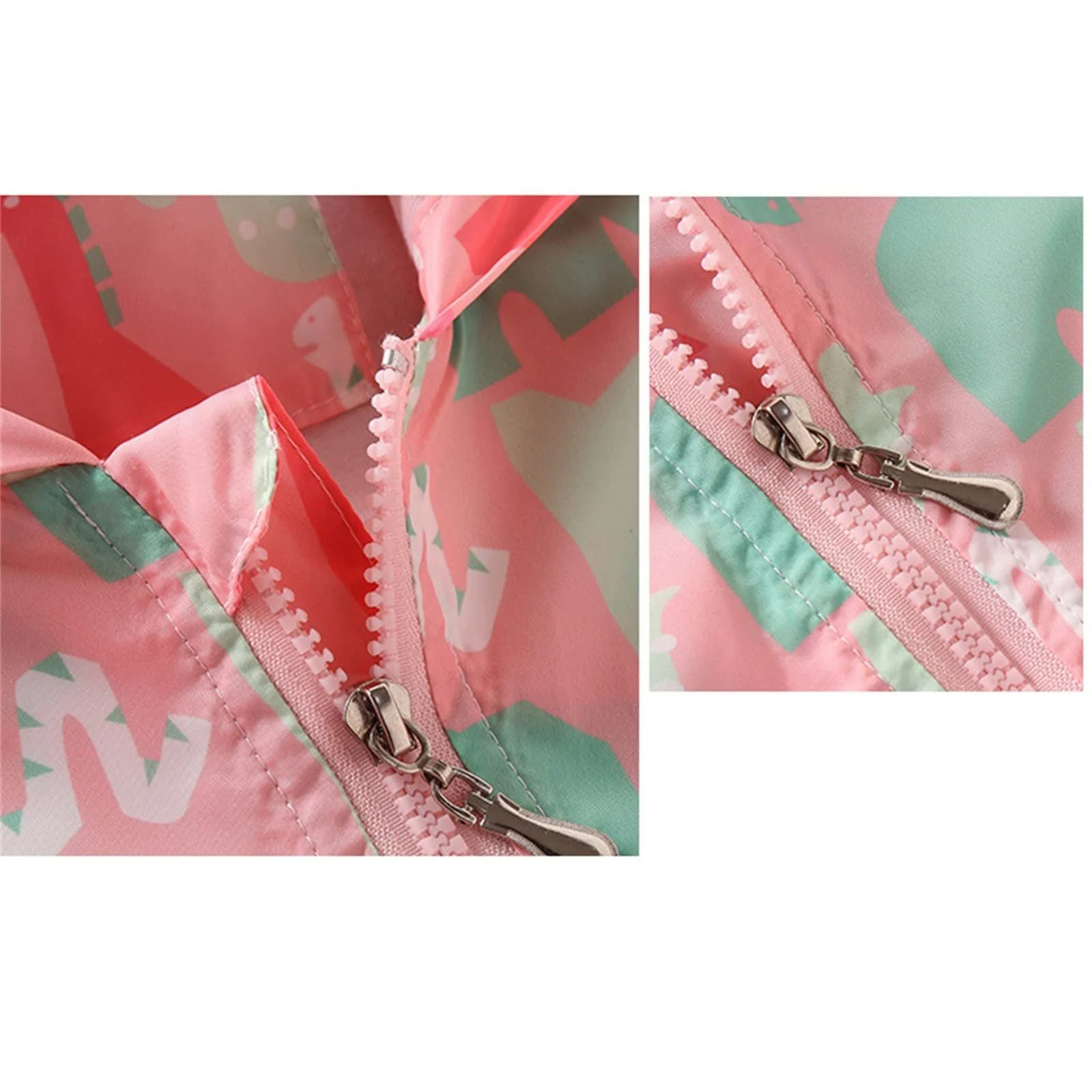 Куртка детская с мультяшным цветочным принтом, фото №6