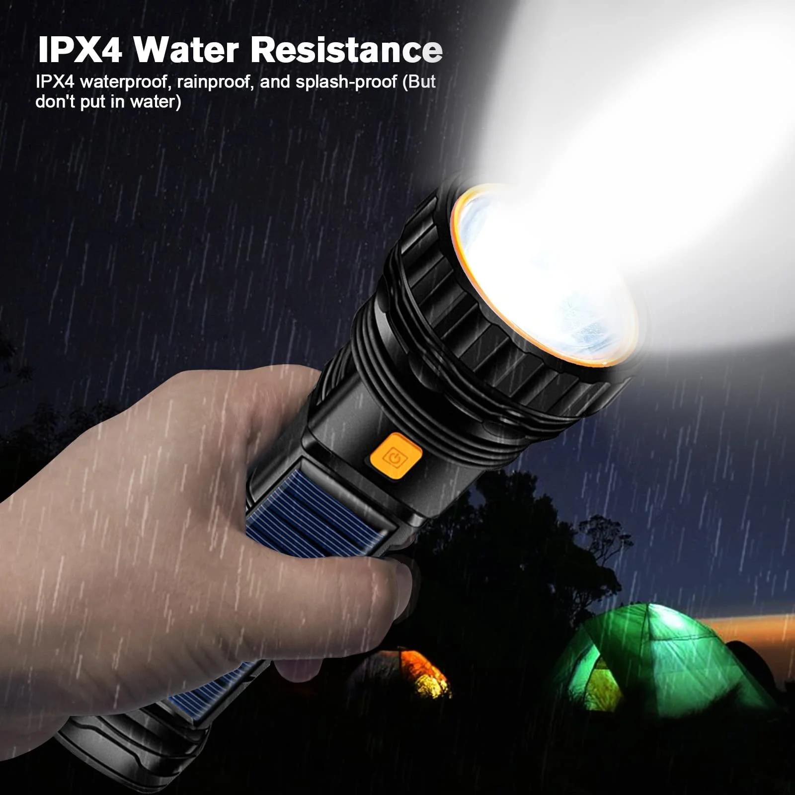 Сонячний LED ліхтар, USB акумуляторний сонячний , з 3 режимами, фото №6