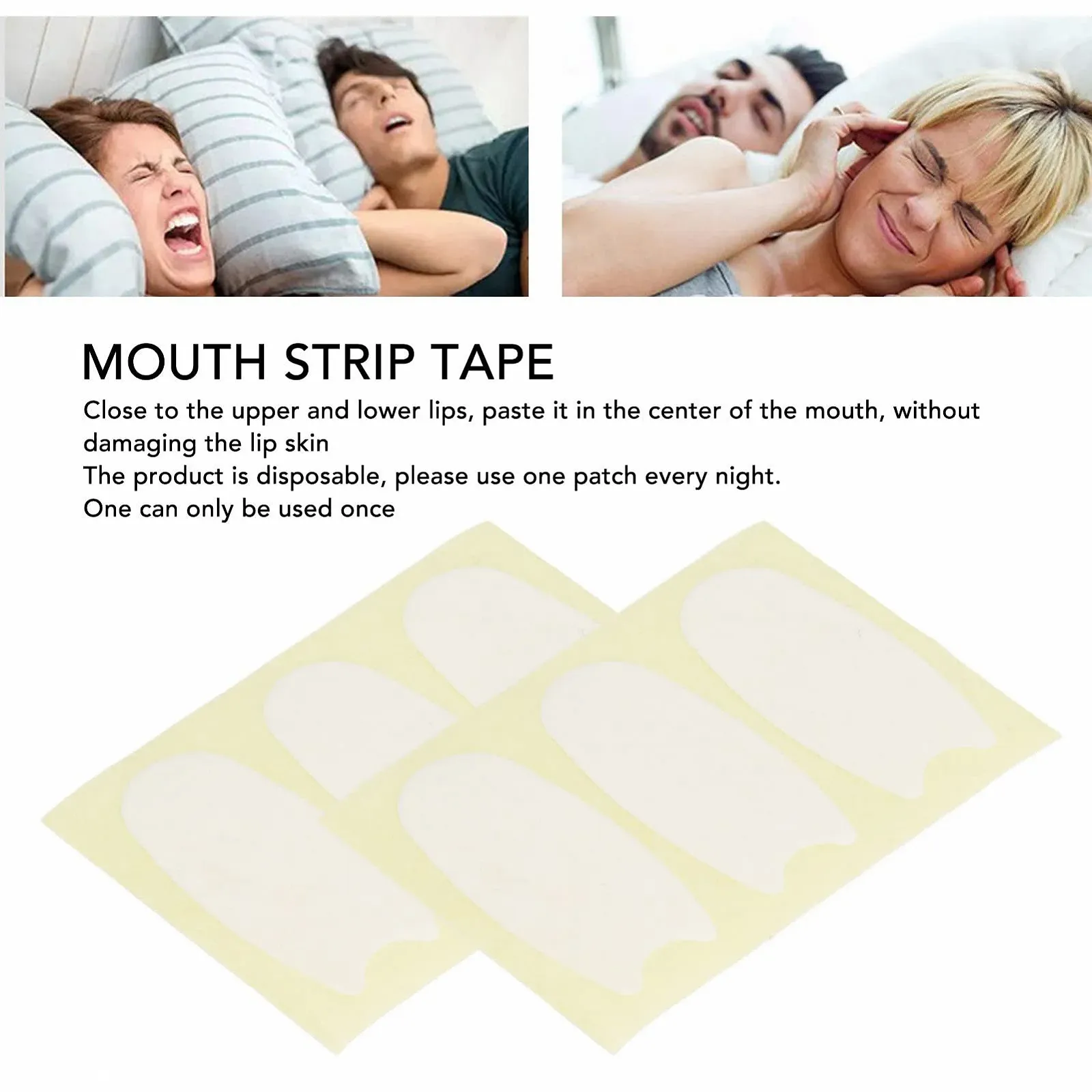 Полоска для рта для детей, для ротового дыхания, для предотвращения храпа,, фото №3