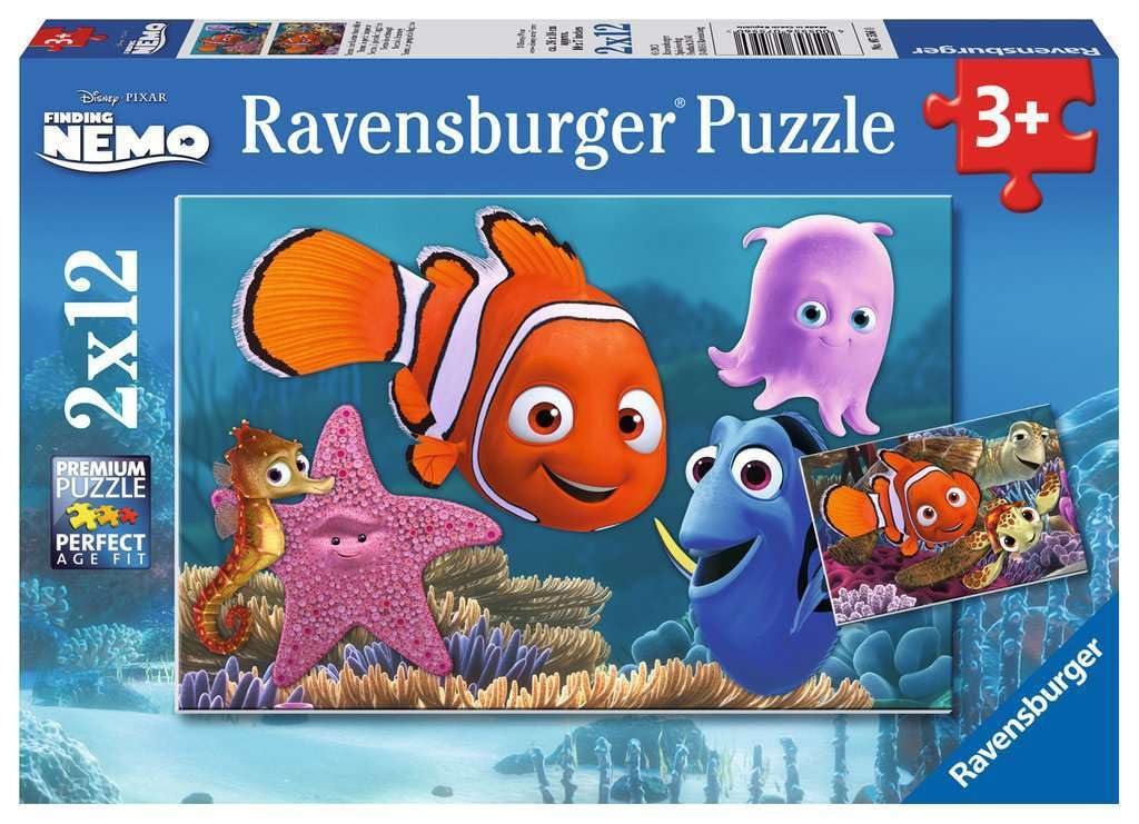 Пазл Ravensburger 07556 Nemo 2 x 12 деталей, фото №1