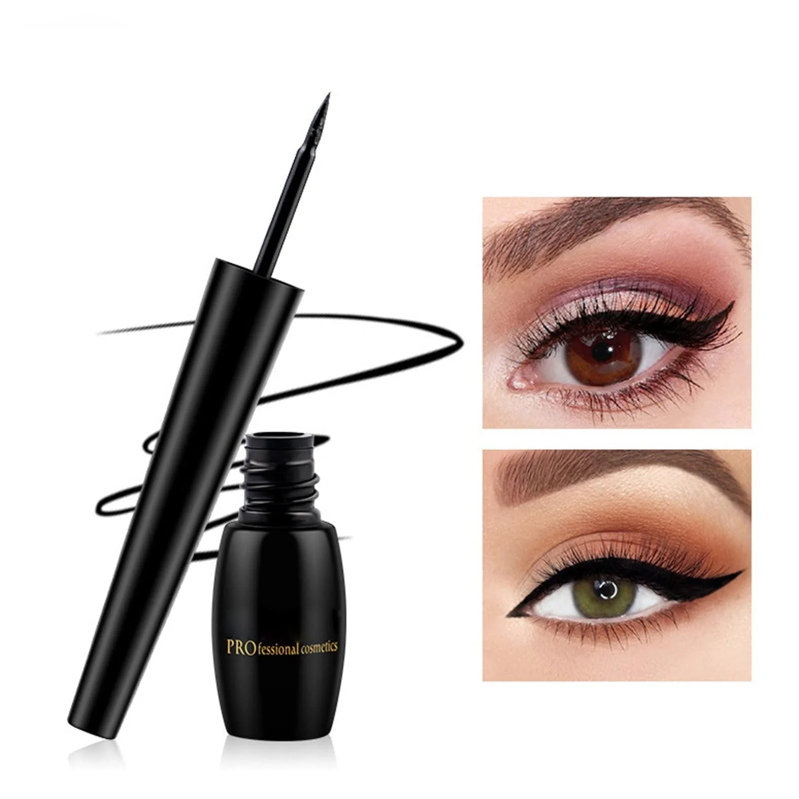 Подводка Black Enhancement Universal Look Collection 5 мл, черная, фото №5