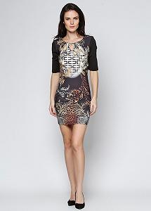 Платье Elisabetta Franchi 36 Черный (BG-31865-DRESS_Black) - Фото 1