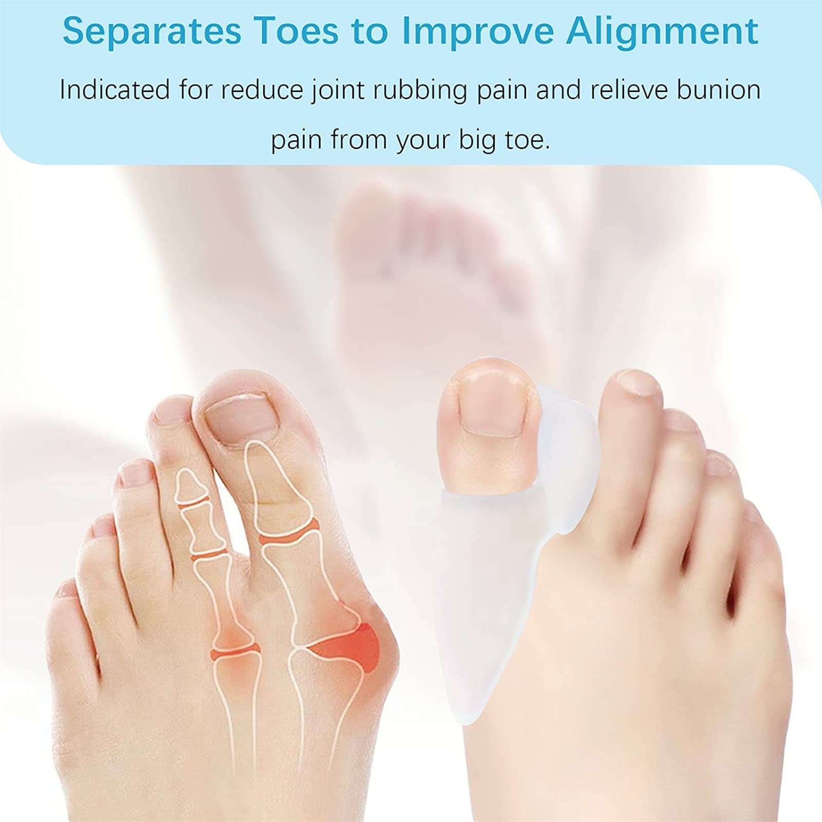 Подушечки для захисту кісточки великого пальця 8 шт., фото №7