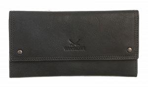 Гаманець жіночий шкіряний Sansibar Vintage Black 019712, чорний - Фото 1