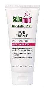 Крем для ног Sebamed Trockene Haut Parfumfrei Urea 10% 100 мл без отдушек для сухой кожи synthetic.ua - Фото 1