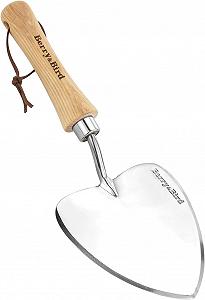 Лопата совковая Berry&Bird Садовий з гострим лезом, дерев'яною ручкою, нержавіючої сталі для посадки, копання, пересадки та обрізки - Фото 1