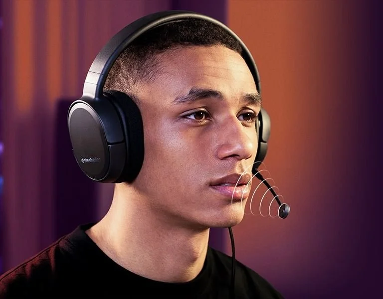 Геймерские беспроводные наушники SteelSeries Arctis 1 / Радиоканал / Активное шумоподавление / Быстрая зарядка / Черные, фото №3