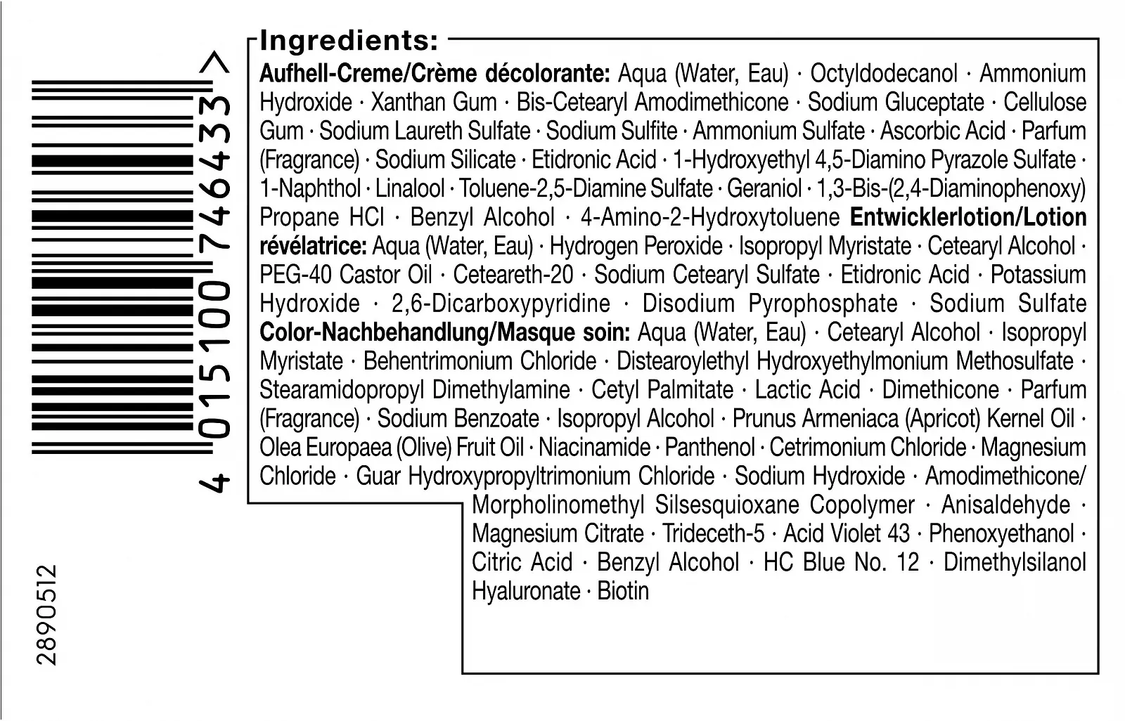 Фарба для волосся Schwarzkopf Blonde Освітлюючий колір 10.25 Світлий полуничний блонд, Фарба для освітлення волосся, активована олією, до 4 рівнів, з системою HaptIQ, Без жовтого відтінку, 3 x 142 мл, фото №5