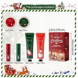 Набор для рождественского ухода 6 шт, Рождественский мини-крем для рук, бальзам для губ и крем для ног, интенсивный увлажнитель для сухой кожи, маленькие рождественские подарки, Адвент-календарь 2025 для женщин цена на synthetic.ua - Фото 1 Набор для рождественского ухода 6 шт, Рождественский мини-крем для рук, бальзам для губ и крем для ног, интенсивный увлажнитель для сухой кожи, маленькие рождественские подарки, Адвент-календарь 2025 для женщин synthetic.ua - Фото 1