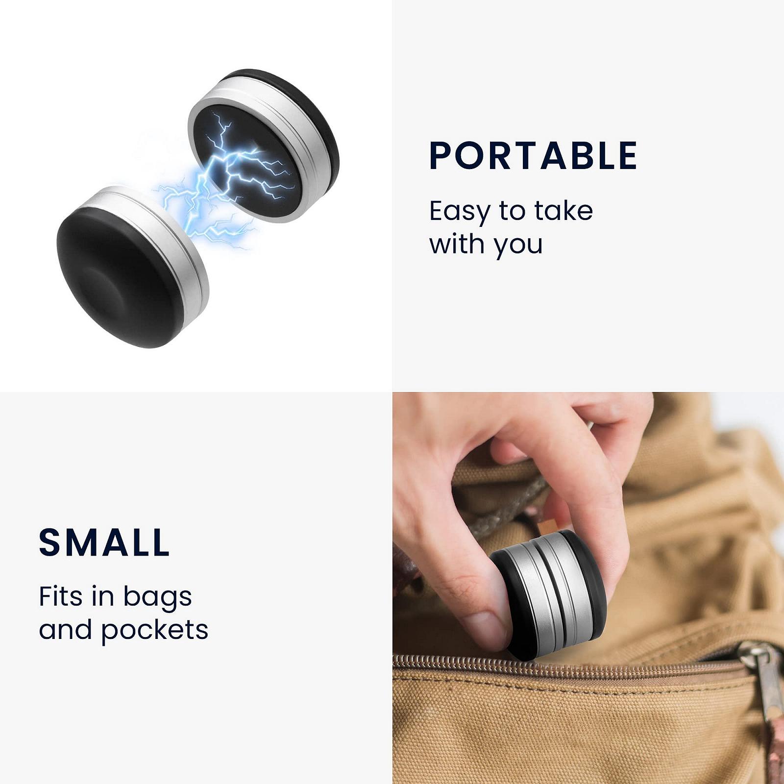 Подставка для ноутбука kwmobile Small Universal - Защита от перегрева, приподнятая подставка для ноутбука - Регулируемая высота - Черный Серебряный, фото №5