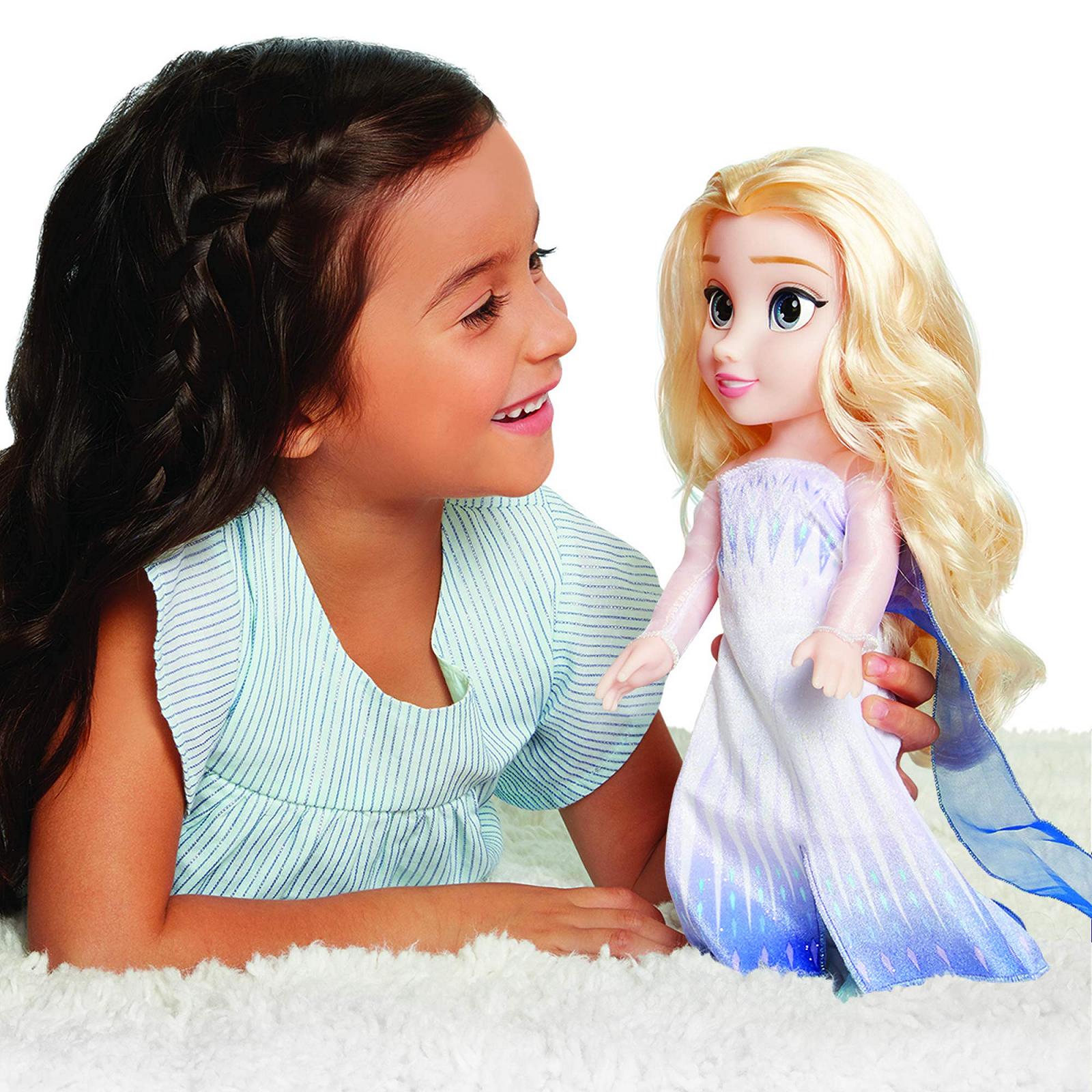 Лялька Jakks Frozen 2 Святкова Ельза, в комплекті пара взуття та сережки, фото №2