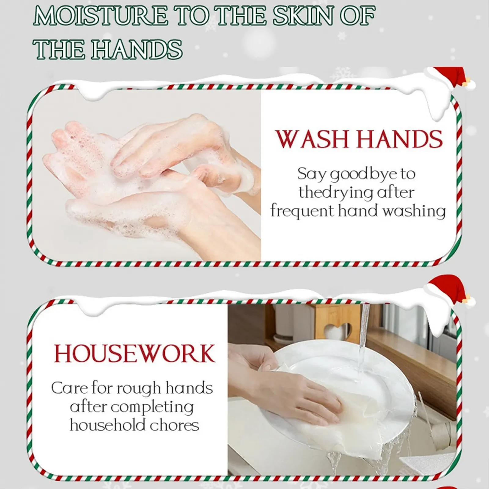 Крем для рук Різдвяний набір, 5 шт зволожуючих кремів для рук для сухої шкіри, фото №8 Крем для рук Різдвяний набір, 5 шт зволожуючих кремів для рук для сухої шкіри, фото №8