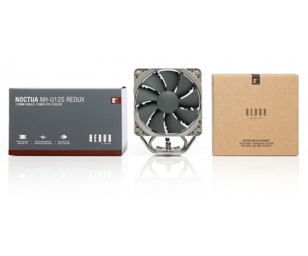 Кулер для процесора Noctua NH-U12S redux алюміній 1x120 мм Intel 2066/2011-3/2011/1700/1366/1156/1155/1150, AMD AM4/AM3+/AM3/AM2+/AM2/FM2+/FM2/FM, фото №3