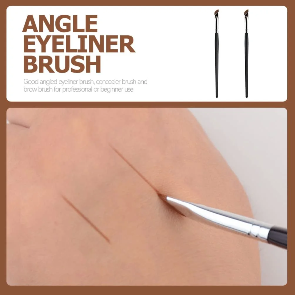 Пензлі для підводки LALAFINA Fine Angled Precision Gel Eyeliner, тонкий, плаский, для косметики, фото №5
