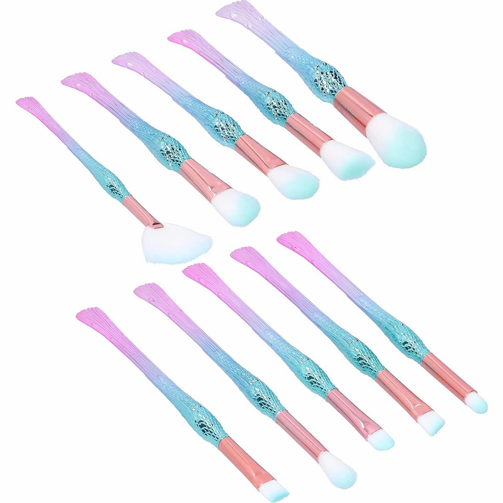 Набор кистей для макияжа Verdant Touch Beauty, 10 шт, профессиональные кисти для макияжа лица для начинающих, с мягким ворсом, фото №2