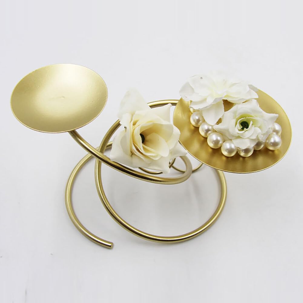 Подсвечник LICHENGTAI Металлический Держатель для свечей Золото, фото №4 Подсвечник LICHENGTAI Металлический Держатель для свечей Золото, фото №4