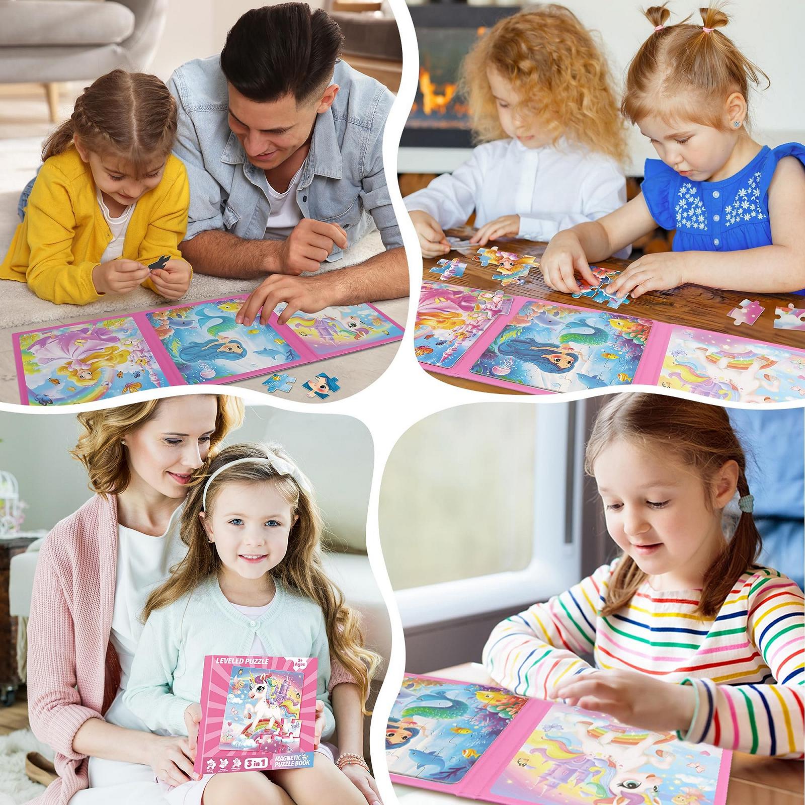 Магнітний пазл Unicorn, Mermaid & Princess 20-30 елементів від 3 років, фото №5
