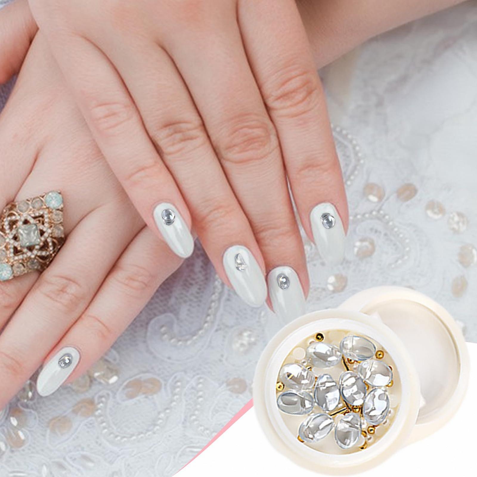 Стразы для ногтей Crystal Symphony 10 шт., разноцветные, фото №4