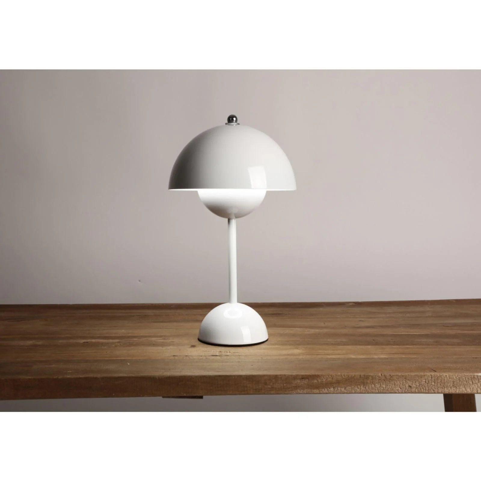 Настільна лампа BURI Wireless Metal LED Touch USB 18х30 см Mushroom, фото №6