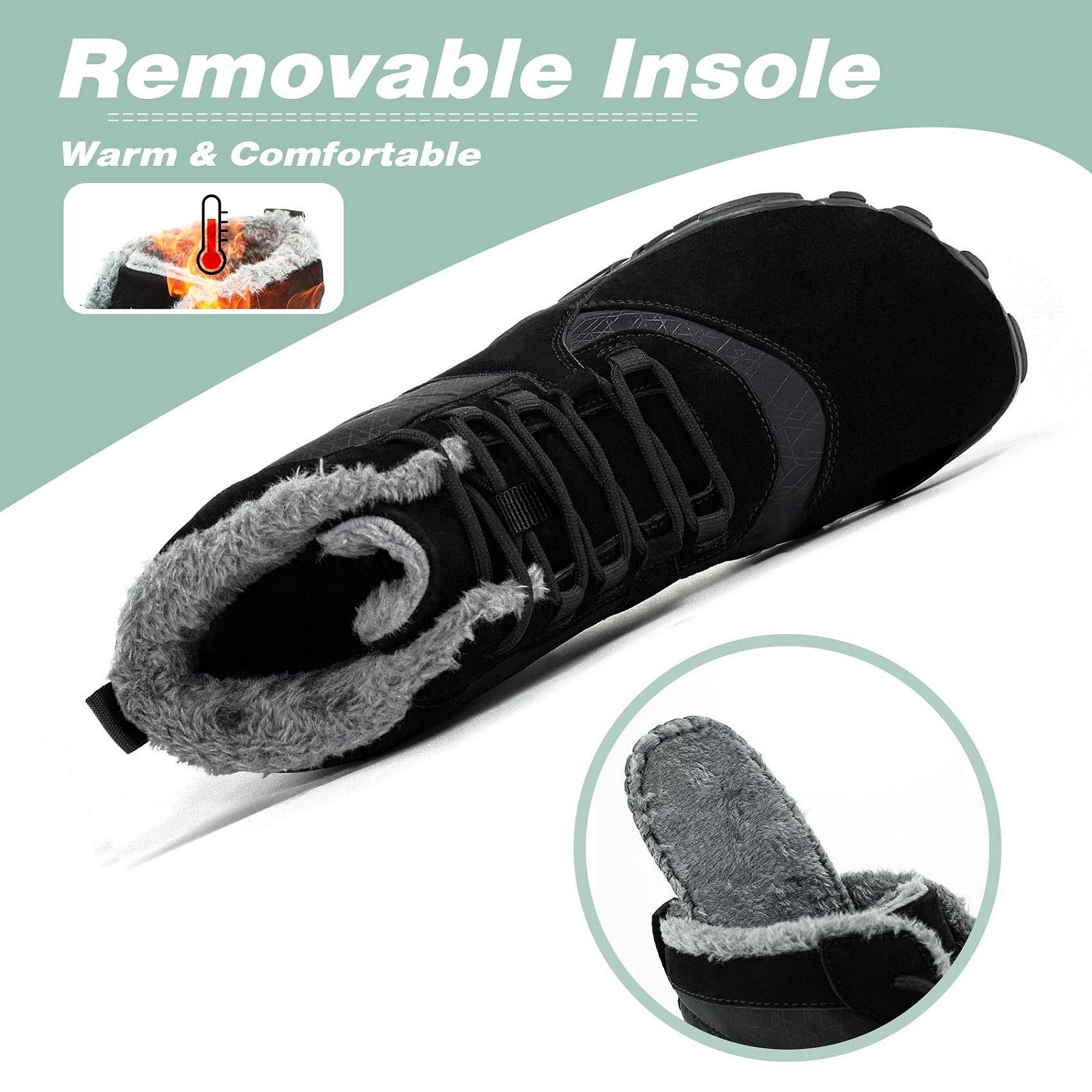 Ботинки EaseWalk зимние утепленные водонепроницаемые для мужчин для активного отдыха нескользящие 36-47 EU, фото №4