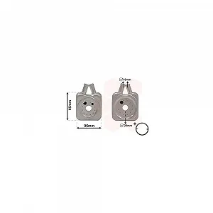 Масляний радіатор двигуна VAN WEZEL 58003147 IR PLUS для AUDI SEAT SKODA VW - Фото 1