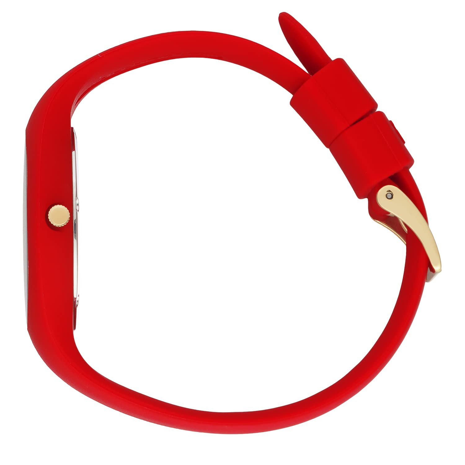 Годинник Ice-Watch ICE Glitter Red Passion Жіночий Червоний з Силіконовим Ремінцем, Червоний Ремінець, фото №3