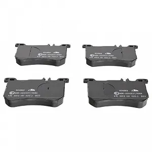 Комплект гальмівних колодок дискового гальма ATE 13.0460-4869.2 для MERCEDES-BENZ передній міст synthetic.ua - Фото 1