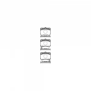 Комплект гальмівних колодок TRISCAN 8110 18001 для MAZDA KIA передня вісь - Фото 1