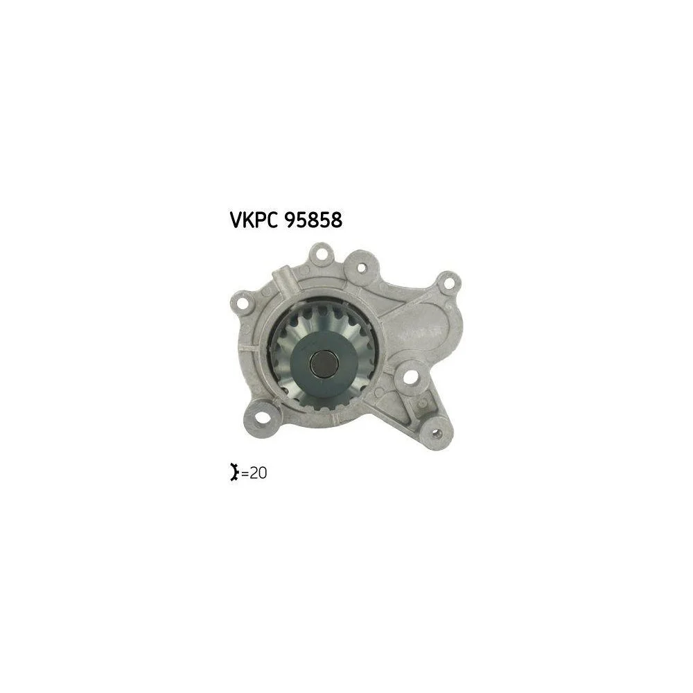 Водяний насос охолодження двигуна SKF VKPC 95858 для HYUNDAI KIA, фото №1