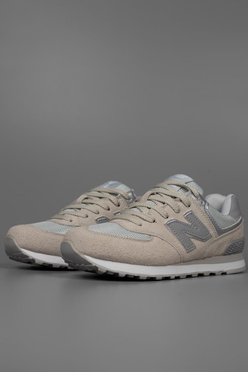 Жіночі кросівки New Balance 574 Beige Gray 38, фото №1