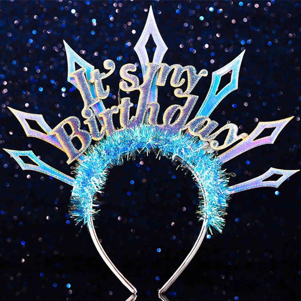 Обруч для волос Light on Happy Birthday, фото №1 Обруч для волос Light on Happy Birthday, фото №1