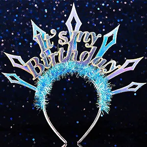 Обруч для волос Light on Happy Birthday - Фото 1