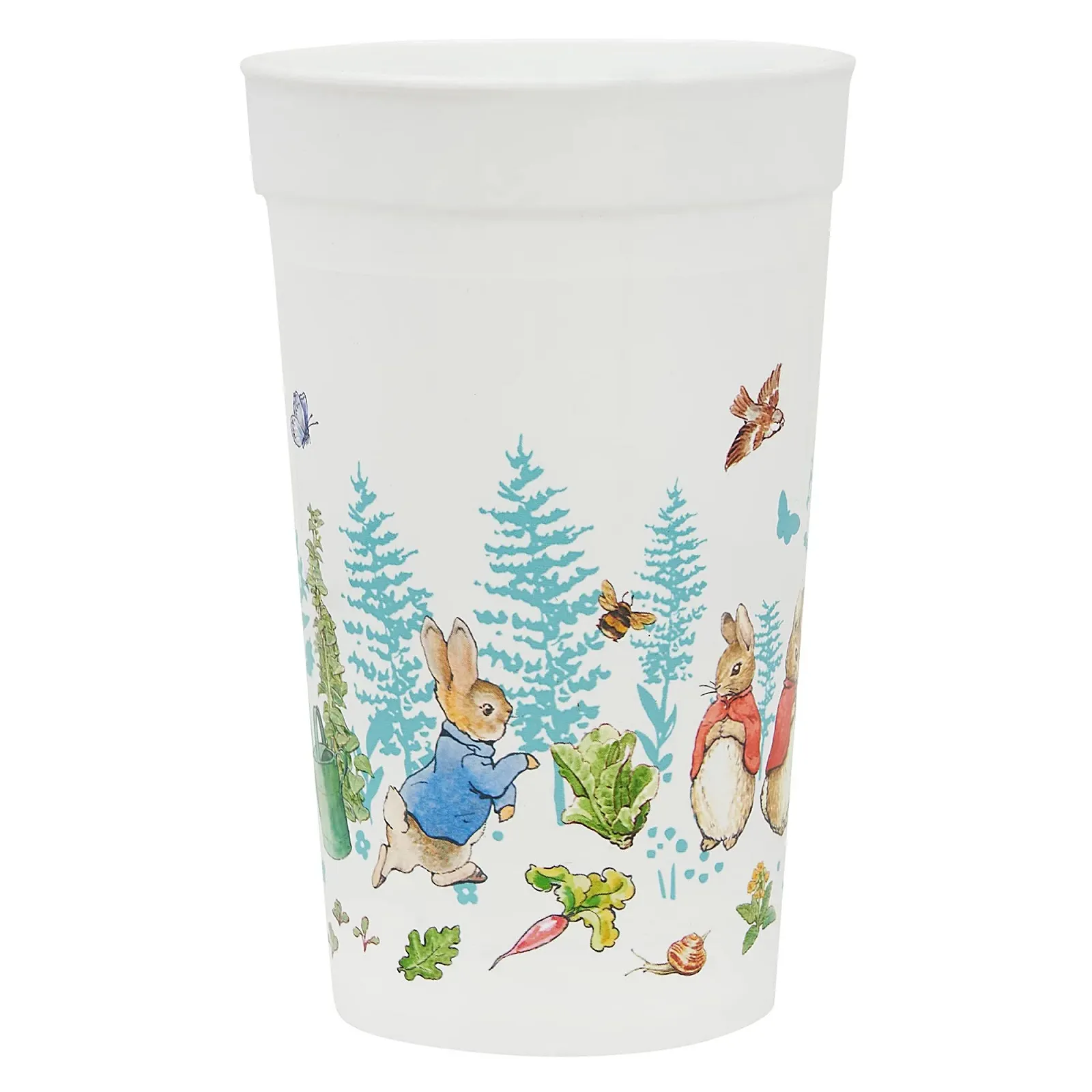 Набор детской посуды Peter Rabbit 3 предмета, многоразовые, сине-белый, фото №7