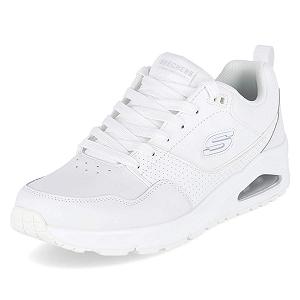 Кроссовки Skechers Street Los Angeles UNO Низкие Мужские Ретро One Белый Кожа & Синтетика synthetic.ua - Фото 1