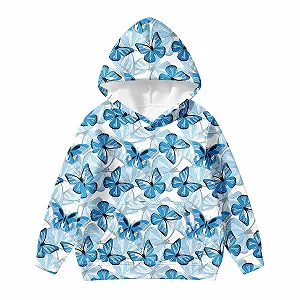 Худи для девочки с принтом - Фото 1