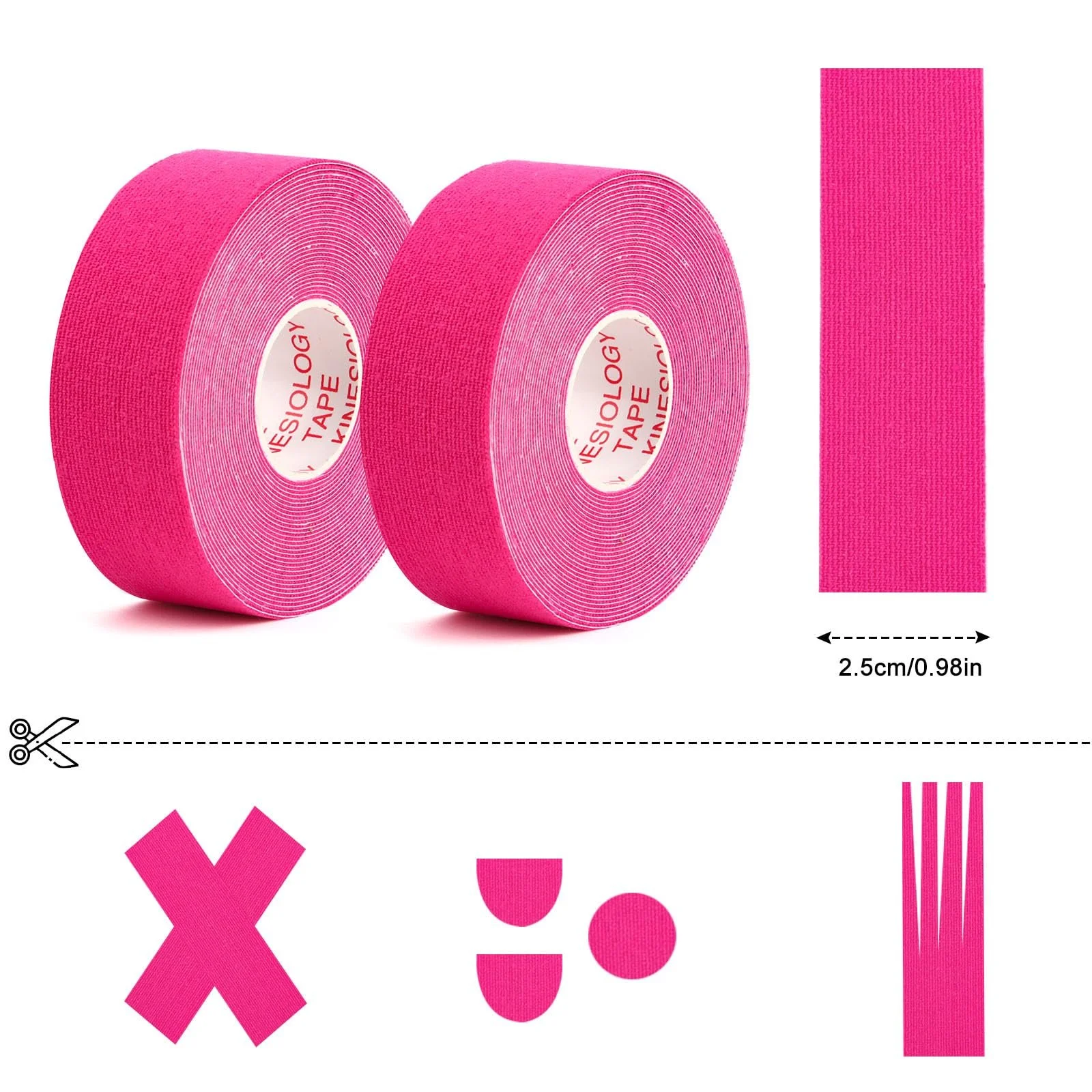 2 рулони стрічки для підтяжки обличчя, пластир проти зморшок, фото №2