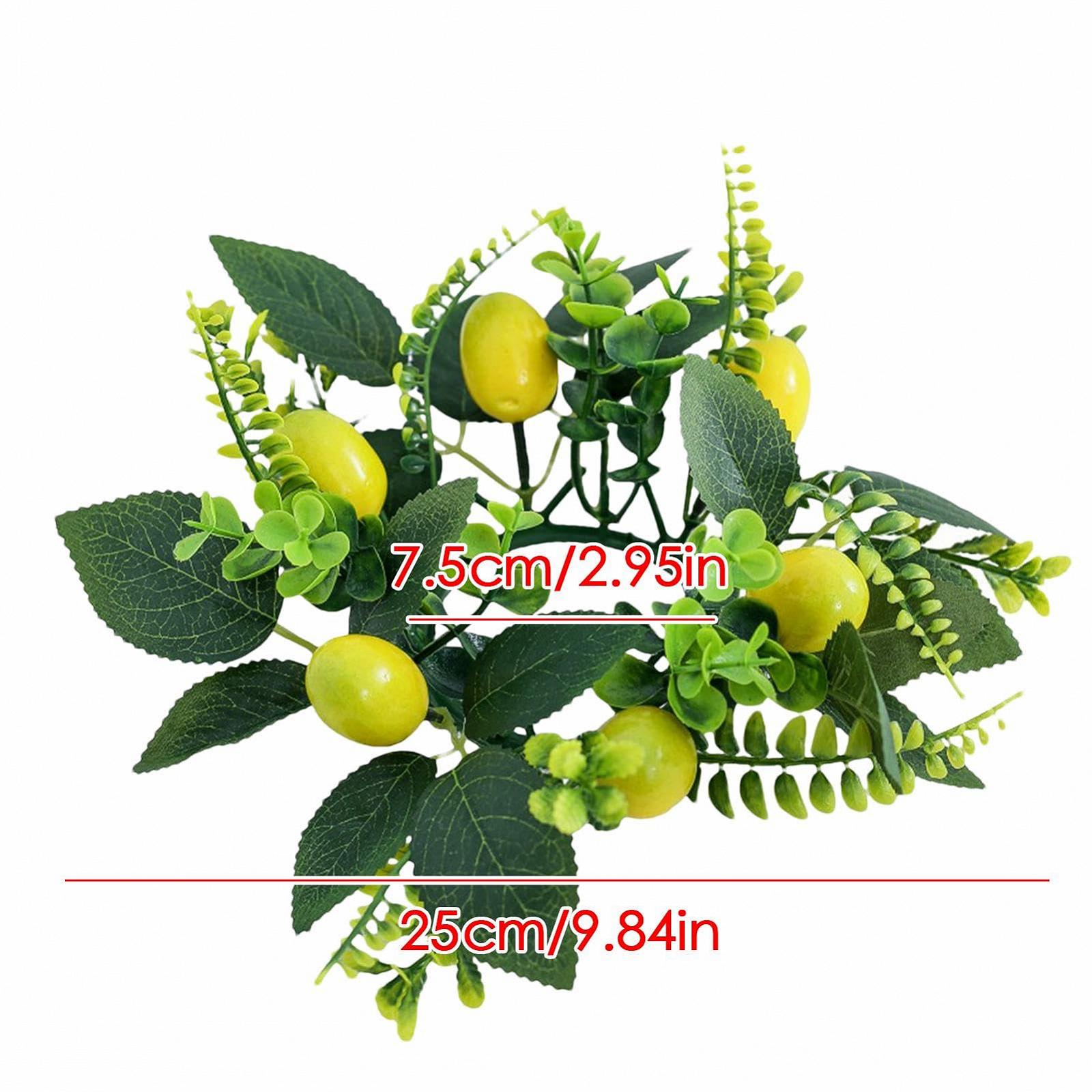 Подсвечник Lemon Wreath Artificial Candle Holder, фото №5
