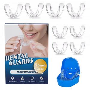 Капа Нічна 8 Формуємих для зубів від бруксизму, зменшує хропіння, покращує сон 2 розміри - Фото 1